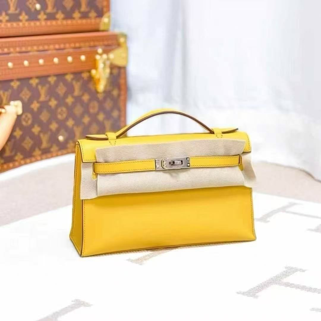 Hermes Mini Kelly First Generation B4 Sunshine Yellow