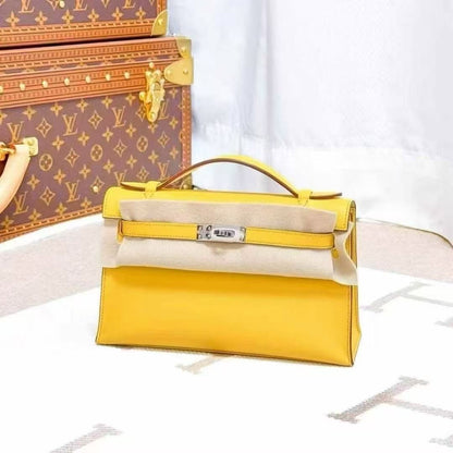 Hermes Mini Kelly First Generation B4 Sunshine Yellow