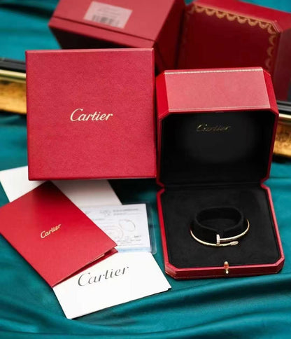 Cartier Rose Gold Diamond-Set Spike Bracelet