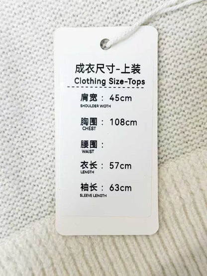 Chanel 23N Coco Neige Black and White Colour-Blocked Long-Sleeved Knitted Top