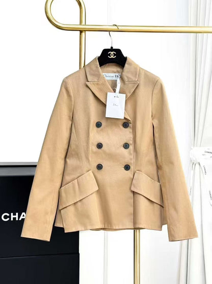 Dior Classic Khaki Double-Breasted Blazer