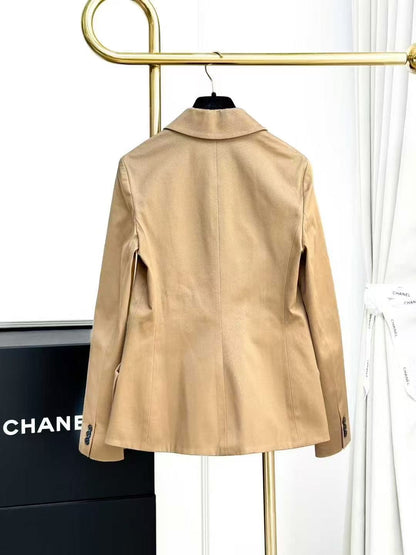 Dior Classic Khaki Double-Breasted Blazer