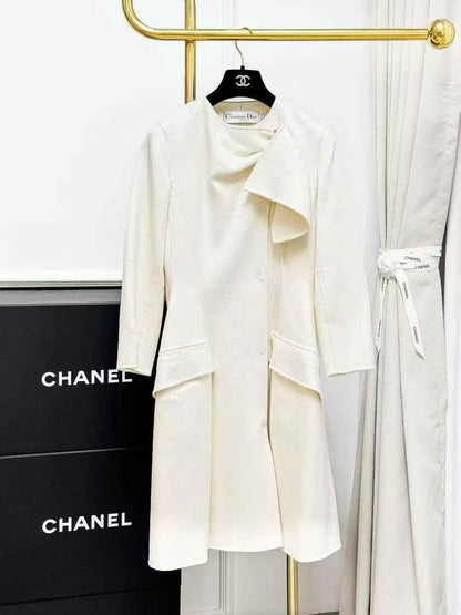 Dior Cream Cashmere Coat