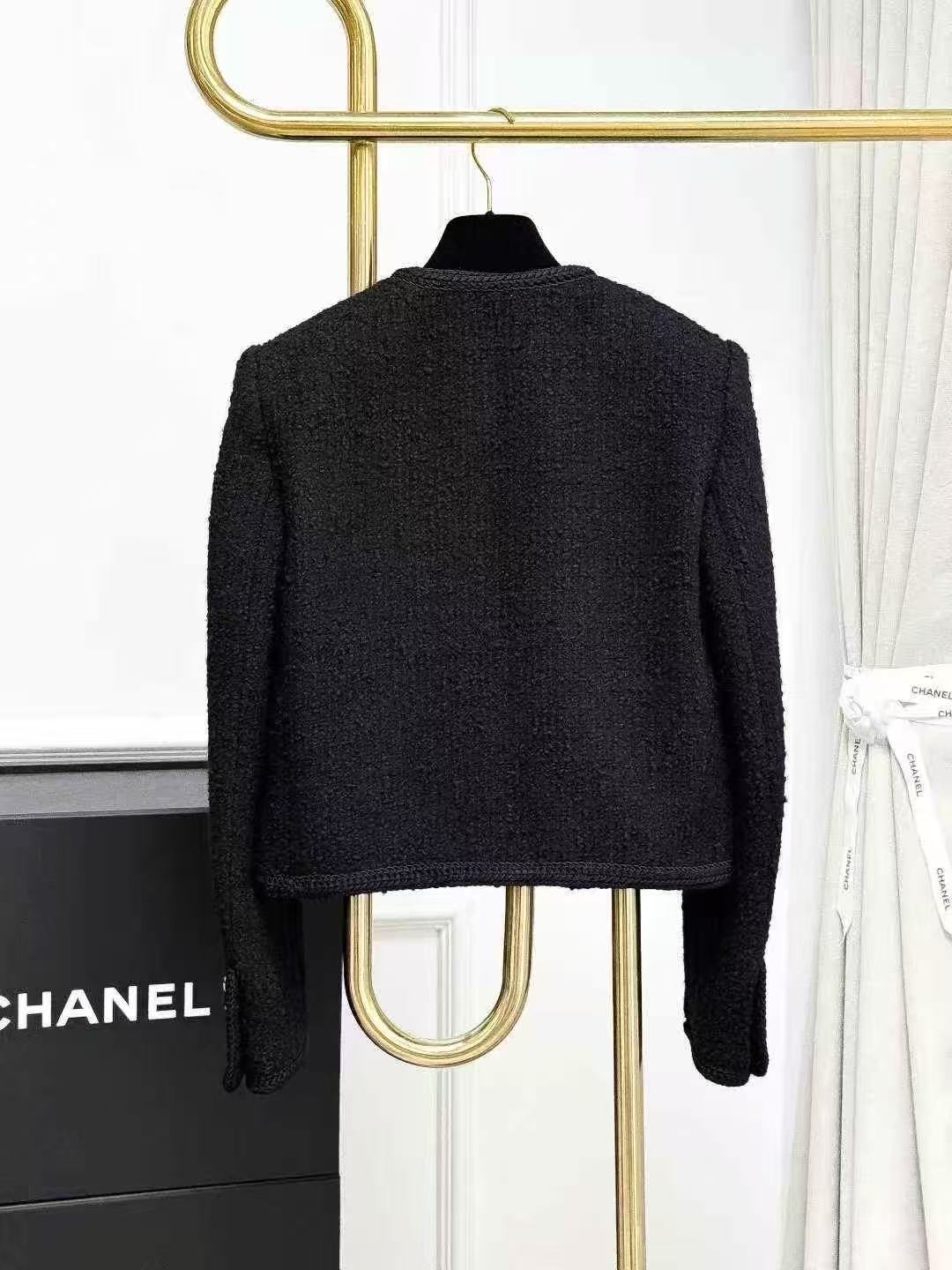Celine Classic Wool Coat with Gold Buckle in Black