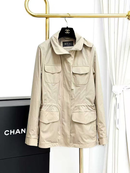 Loro Piana Classic Khaki Traveler Four-Pocket Jacket