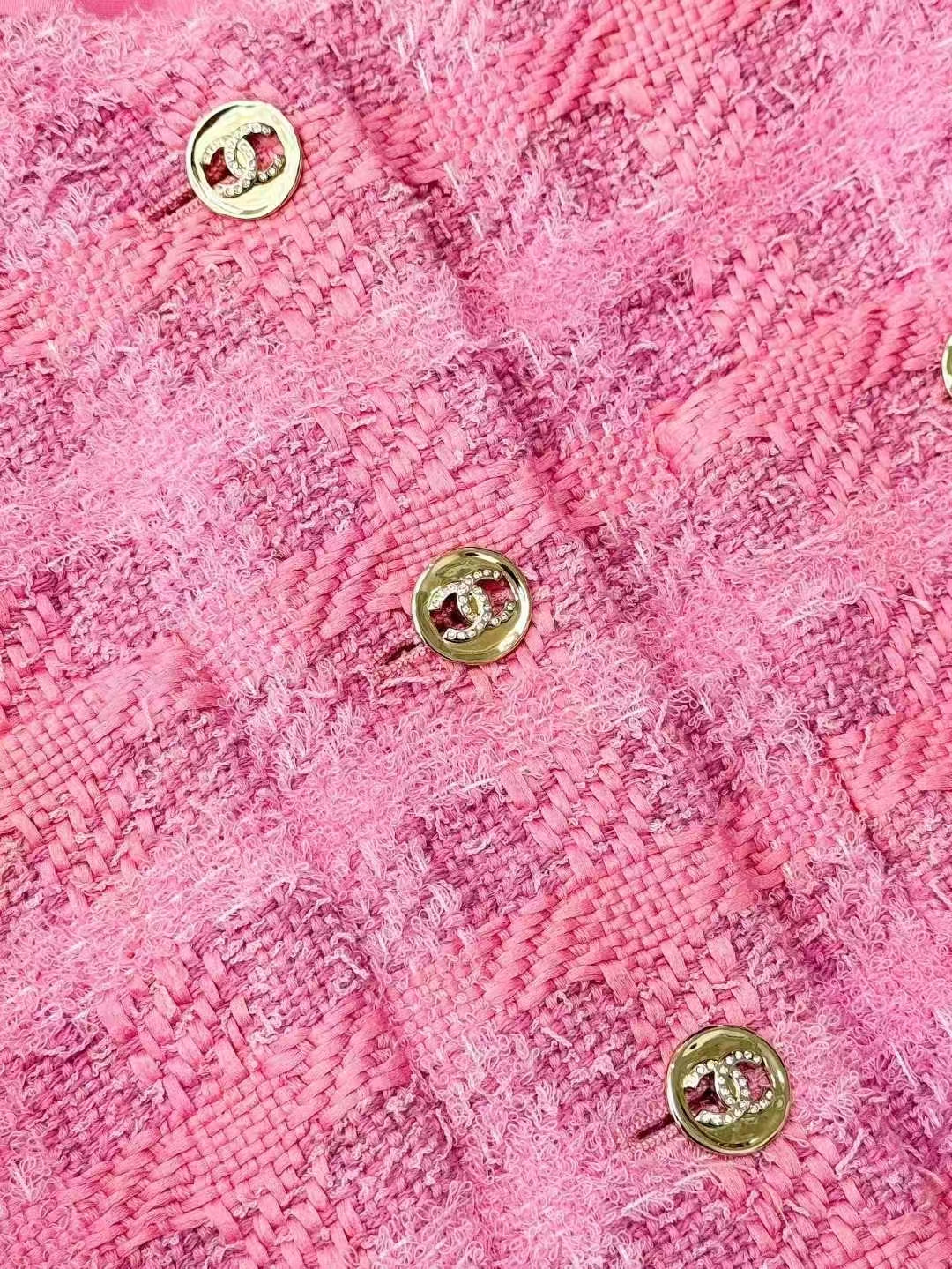 Chanel 24P Pink Lantern Sleeve Short Jacket