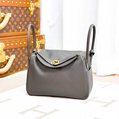 Hermes Lindy 26, 8F Tinware Gray Gold Buckle