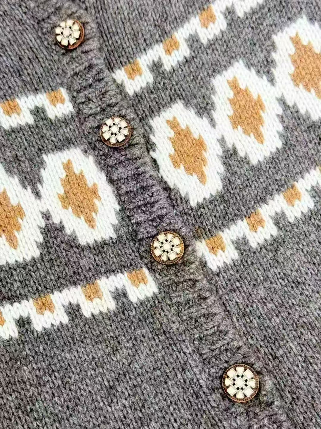 Chanel 19K Snow Collection Gray-White Melange Wool and Yak Wool Blend Knit Dress