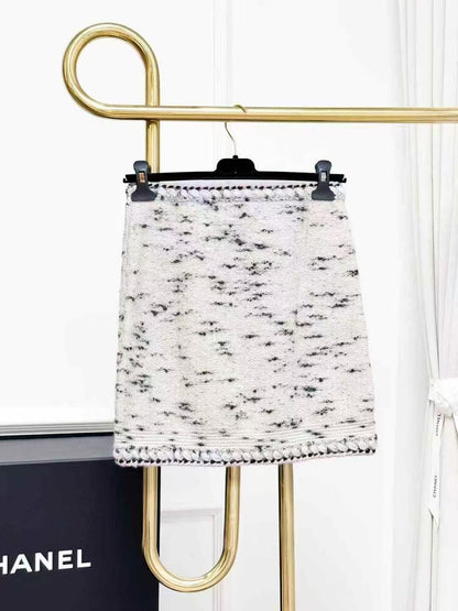 Chanel Château Collection Cashmere Knit Skirt, Mini Skirt