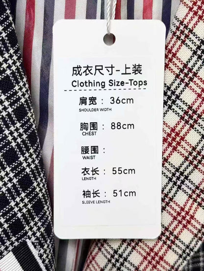 Thom Browne Mixed-Color Checkered Patchwork Blazer