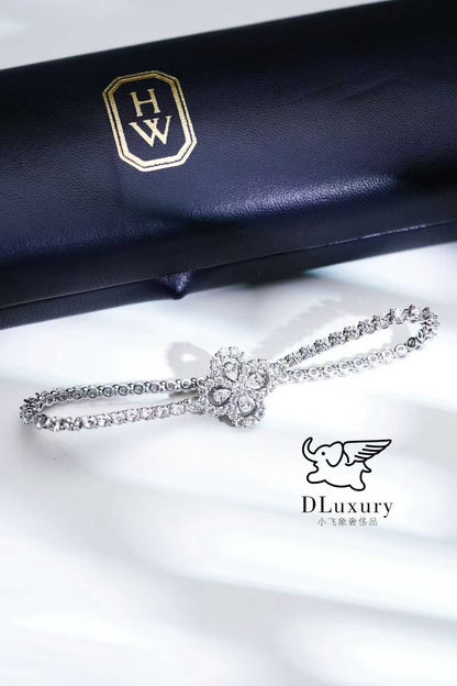 Harry Winston Diamond Loop Platinum Diamond Bracelet