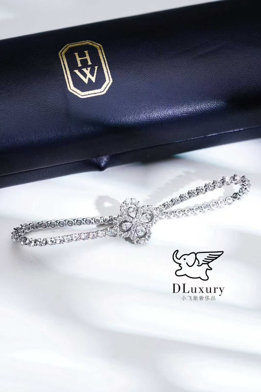 Harry Winston Diamond Loop Platinum Diamond Bracelet