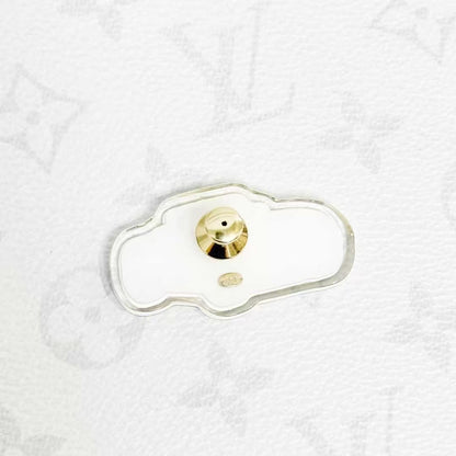 Chanel 24C Pink Convertible Double C Acrylic Brooch