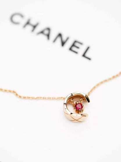 Chanel Coco Crush Water Moon Ruby Necklace