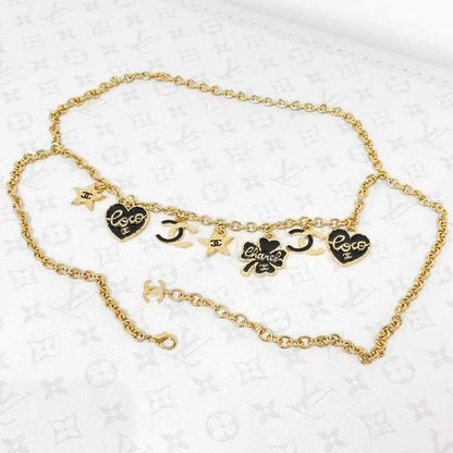 Chanel 24P Gold Chain Multi-Element Waist Chain