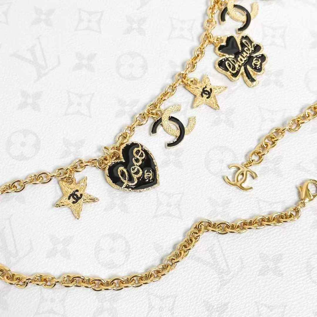 Chanel 24P Gold Chain Multi-Element Waist Chain