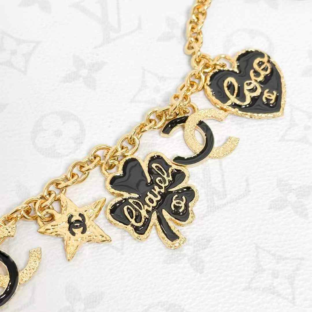 Chanel 24P Gold Chain Multi-Element Waist Chain